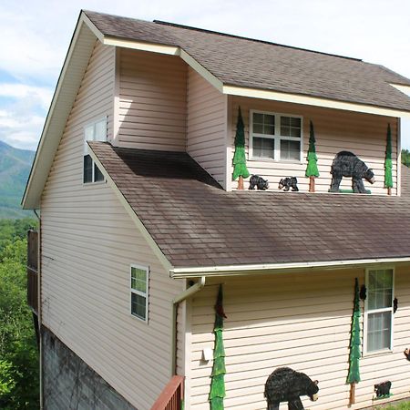 Heavenly View - Bear Themed Cabin, Hottub, Dog-Friendly, Near גטלינבורג מראה חיצוני תמונה